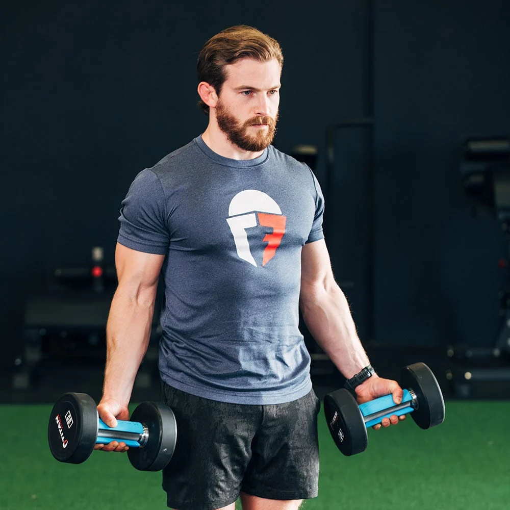 2" Blue Weight Bar Grips - Image 3