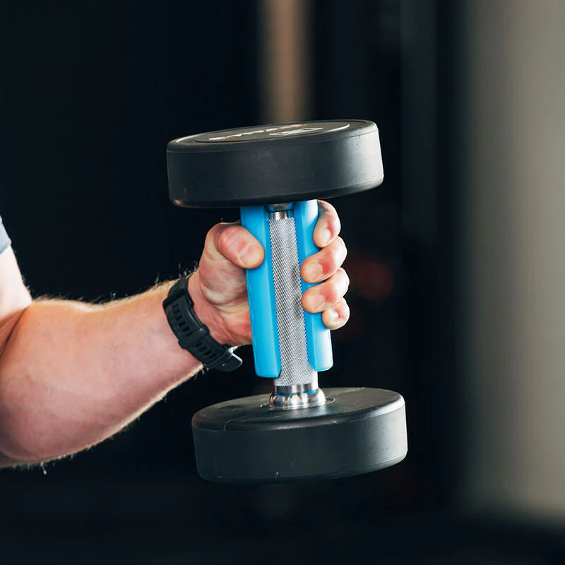 2" Blue Weight Bar Grips - Image 5