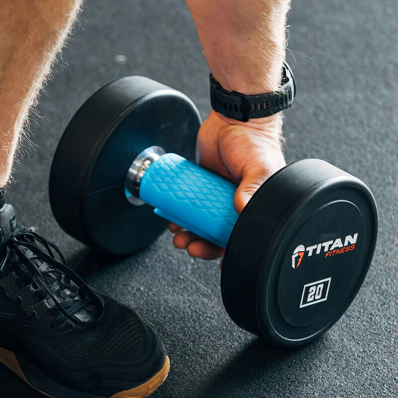 2" Blue Weight Bar Grips - Image 6