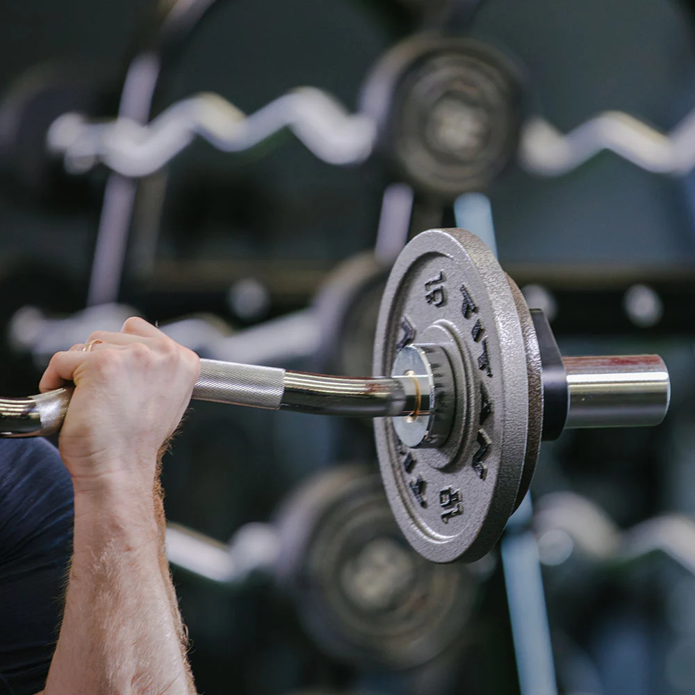 Performance Series Olympic EZ Curl Barbell - Image 5