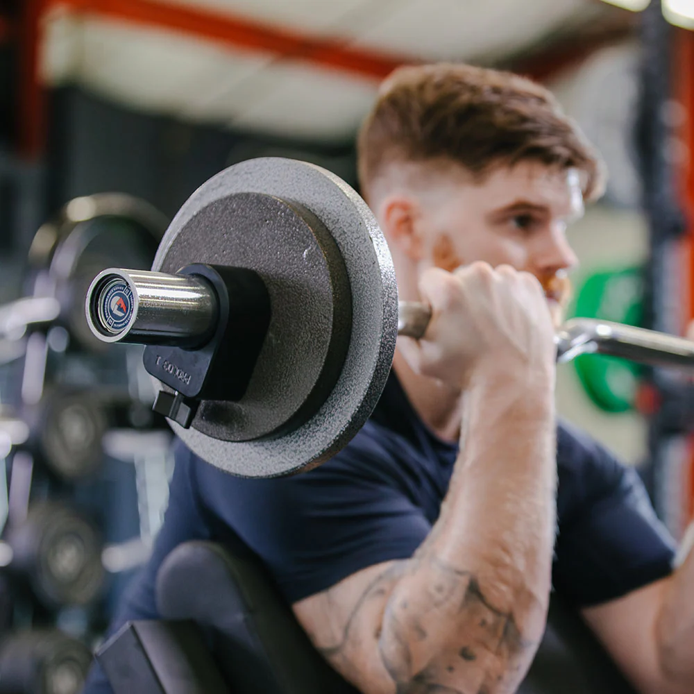 Performance Series Olympic EZ Curl Barbell - Image 6