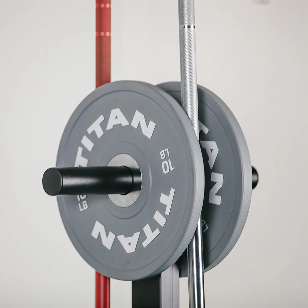 Portable Weight Plate and Barbell Storage Tree - Image 6