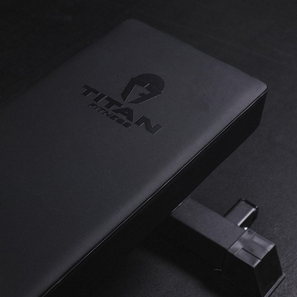 TITAN Series Single Post Flat Bench - Image 7