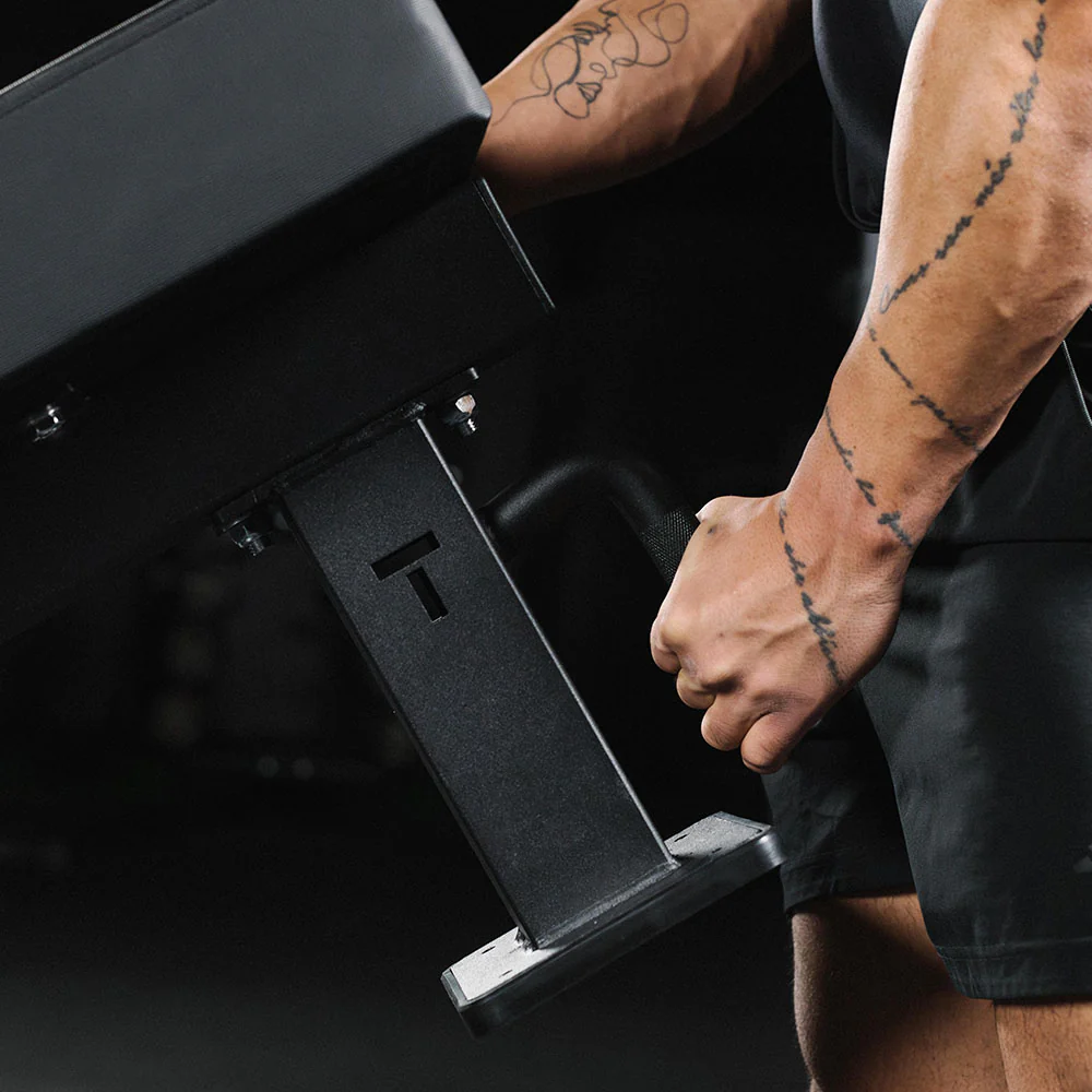 TITAN Series Single Post Flat Bench - Image 9