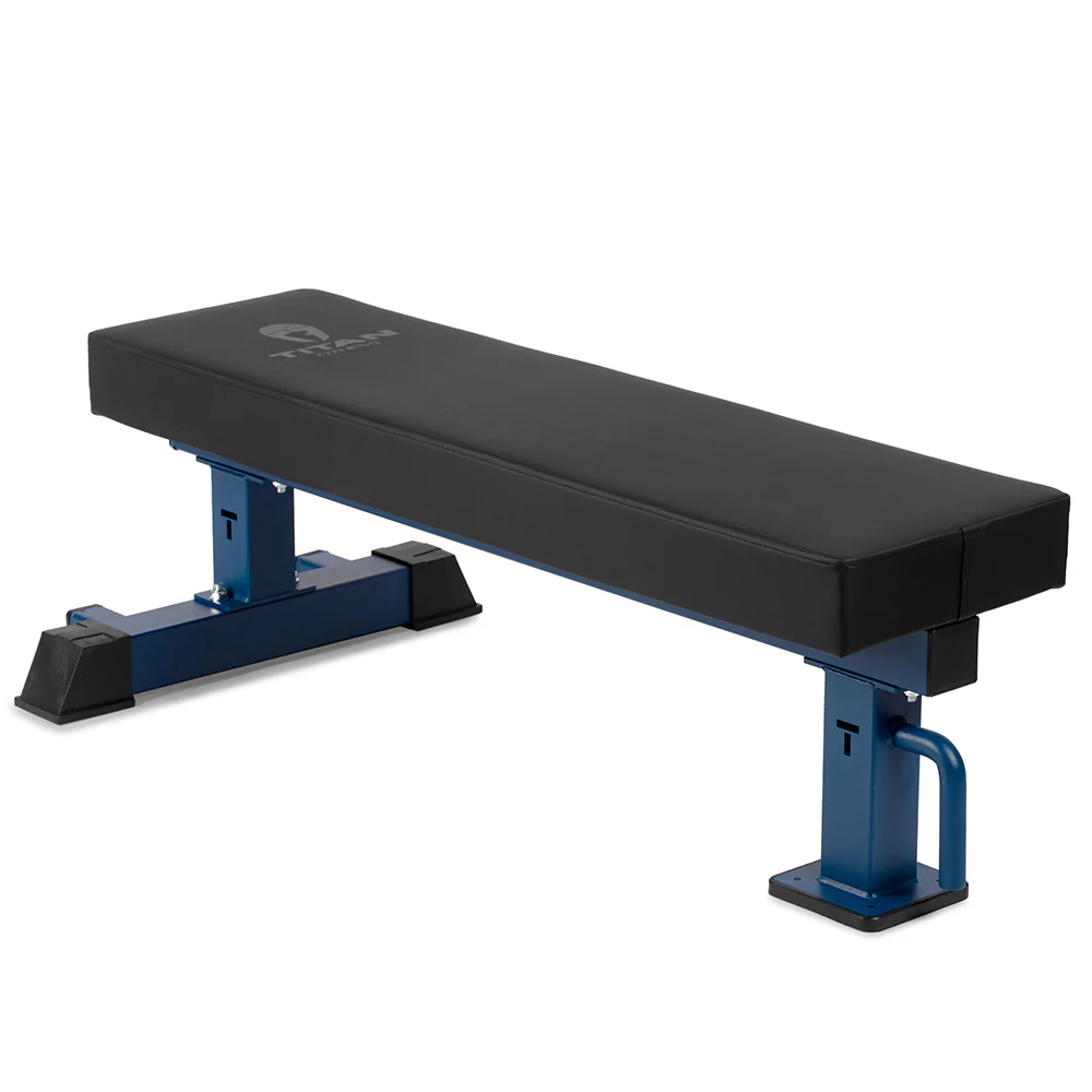 TITAN Series Single Post Flat Bench - Image 25
