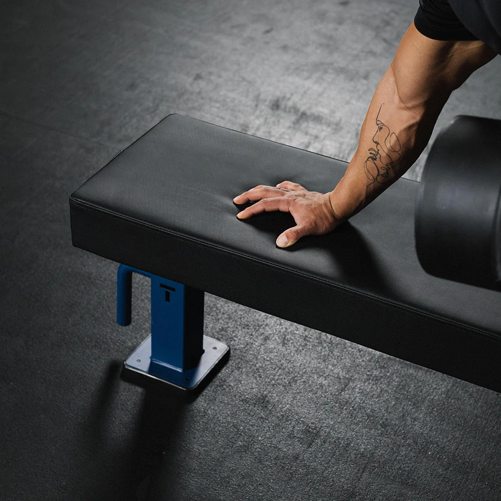 TITAN Series Single Post Flat Bench - Image 27