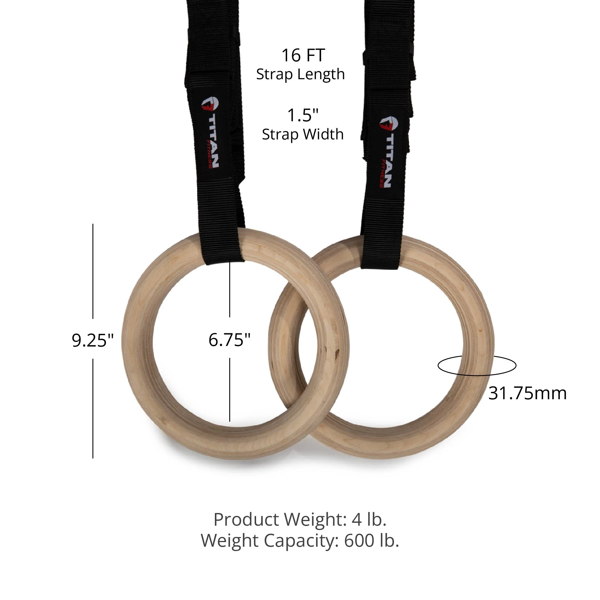 31.75mm Gymnastic Rings - Image 10
