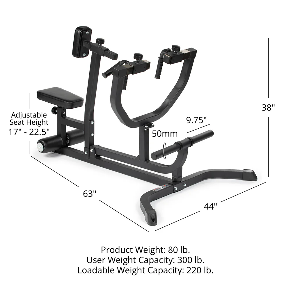 Plate-Loaded Seated Row Machine - Image 10