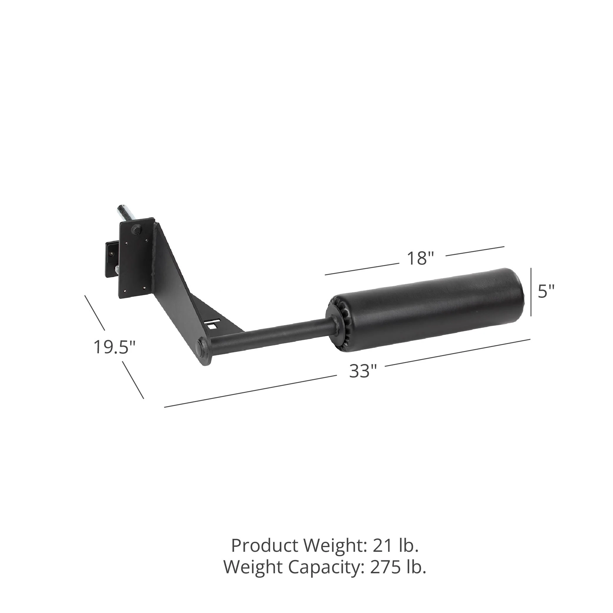 Rack Mount Leg Roller and Lat Tower Knee Holder - Image 9