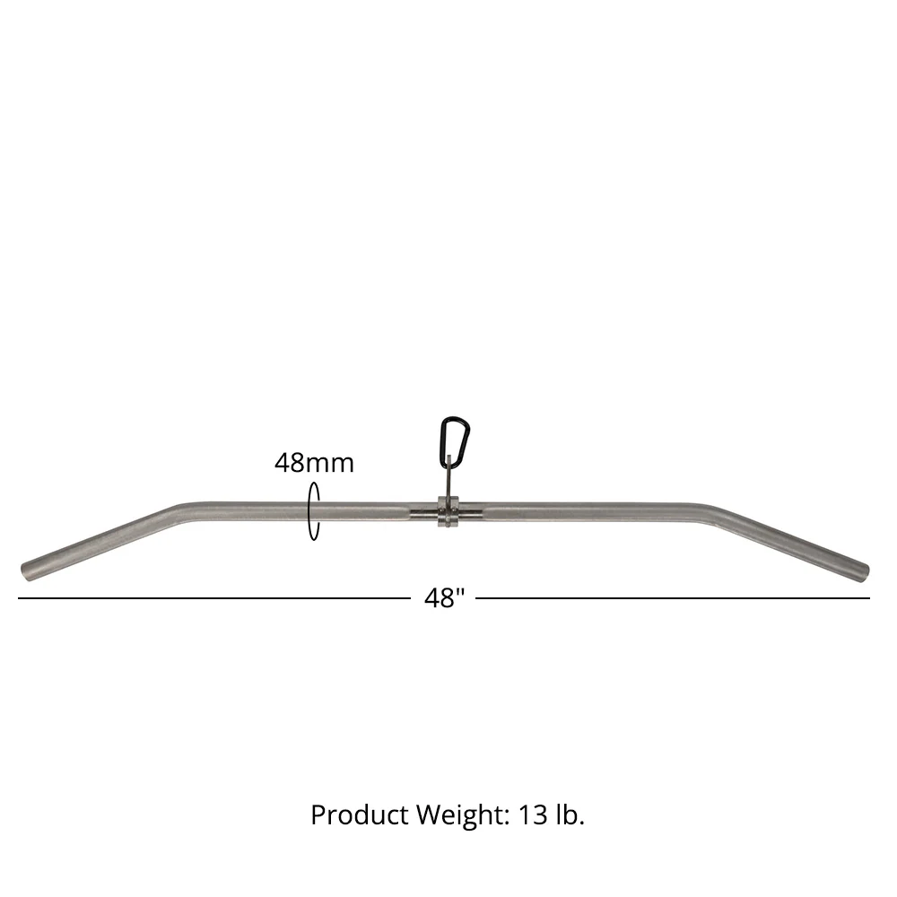 48" Stainless Steel Lat Bar Attachment - Image 6