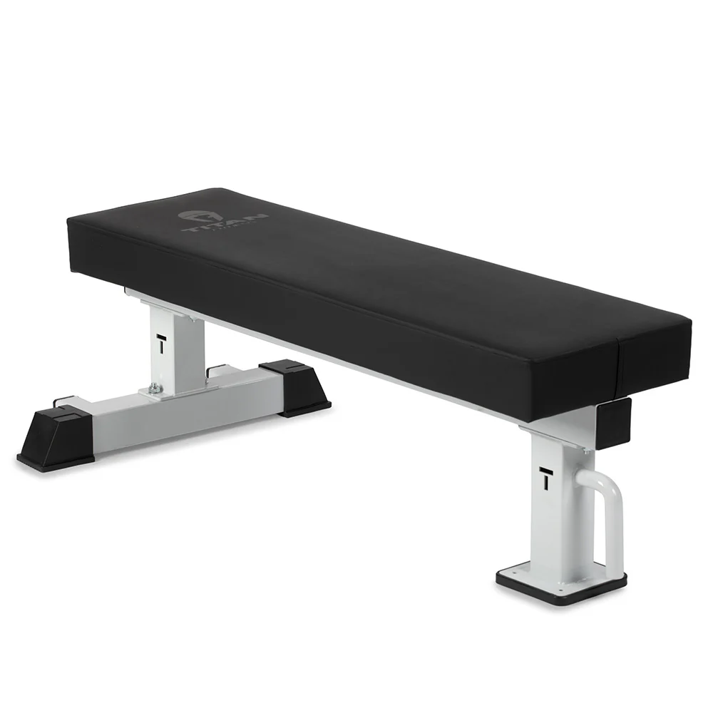 TITAN Series Single Post Flat Bench - Image 37